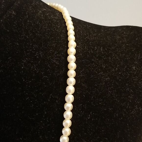 Vintage faux pearl necklace - Picture 3 of 7